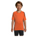 SOĽS Maracana 2 Kids Ssl Detské funkčné tričko SL01639 Orange / Black