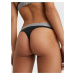 Dámske tangá LOGO WAISTBAND THONG UW0UW02823BDS čierne - Tommy Hilfiger