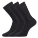 Lonka Eli Unisex ponožky - 3 páry BM000000575900100415 tmavo šedá