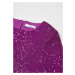 MANGO Kokteilové šaty 'Xlenjuel'  fialová