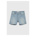 Detské rifľové krátke nohavice Abercrombie & Fitch jednofarebné