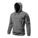 60343 Dewberry Warm Outdoor Hooded Mens Fleece-DARK GREY