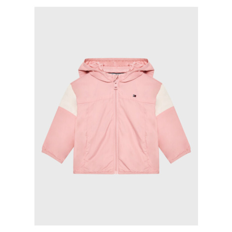 Tommy Hilfiger Prechodná bunda Baby Colorblock KN0KN01577 Ružová Regular Fit