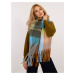 Women's checkered winter scarf