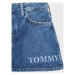 Tommy Jeans Džínsová sukňa Micro DW0DW14834 Tmavomodrá Regular Fit