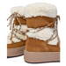 Dievčenské členkové zimné topánky MOON BOOT J-Track Tube Shearling K whisky off white