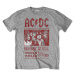 AC/DC tričko Highway to Hell World Tour 1979/1980 Šedá