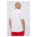 Bavlnené tričko Rossignol biela farba, s potlačou, RLKMY04