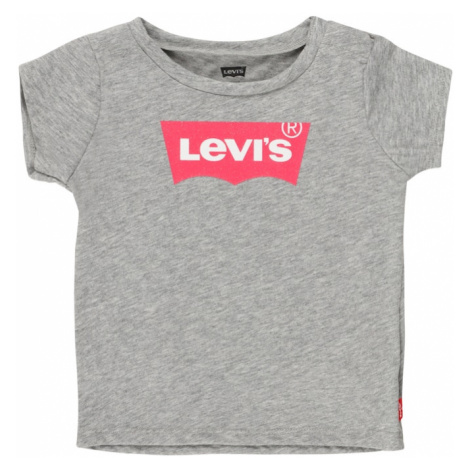 Levi's Kids Tričko  sivá / červená / biela