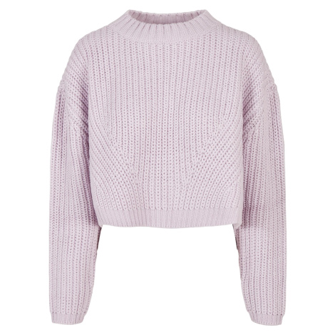 Women's wide oversize sweater soft lilac Urban Classics