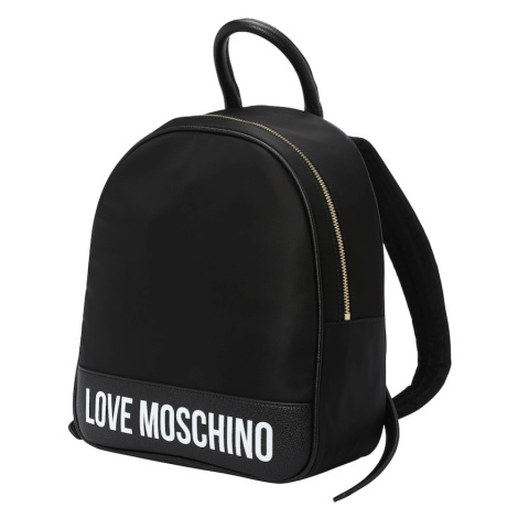 Love Moschino Batoh 'City Lovers'  čierna / biela
