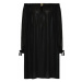 Liu Jo Koktejlové šaty VA1020 T4859 Čierna Regular Fit