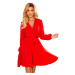 Dámské šaty model 15262500 červená - numoco
