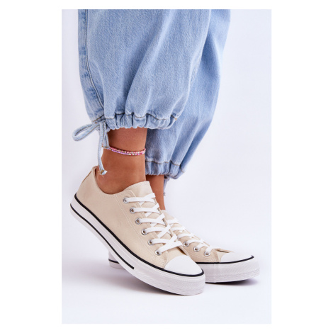 Classic Women's Low Sneakers Light Beige Vegas