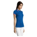 SOĽS Pasadena Women Damské polo tričko SL00578 Royal blue / Neon coral