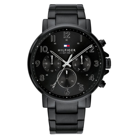 TOMMY HILFIGER Analógové hodinky 'DANIEL'  čierna
