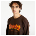 Mikina Thrasher Inferno Crewneck Dark Chocolate