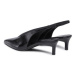 Calvin Klein Sandále Geo Stil Slingback Pump HW0HW01531 Čierna
