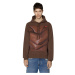 Diesel Mikina - PR-S-GINN-HOOD-NP SWEAT-SHIRT hnedá