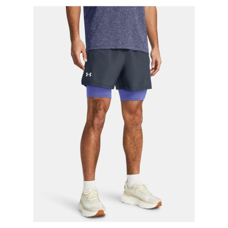 Under Armour Shorts UA LAUNCH 5'' 2-IN-1 SHORTS-GRY - Men