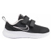 Čierne detské tenisky na suchý zips Nike Star Runner 3