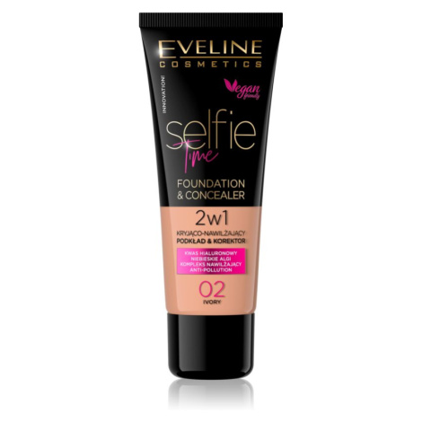 Eveline Cosmetics Selfie Time make-up a korektor 2 v 1 odtieň 05 Beige