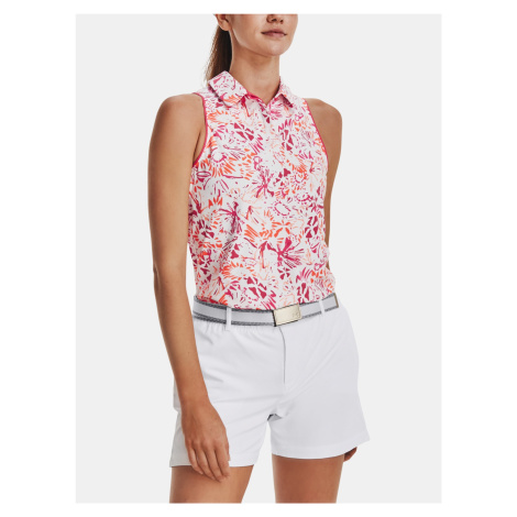 Under Armour Tank Top UA Iso-Chill SL Polo-WHT - Women
