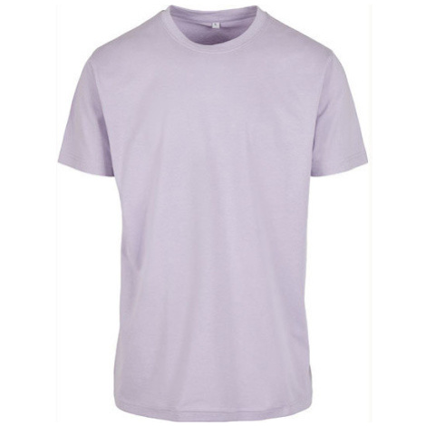 Build Your Brand Pánske tričko s okrúhlym výstrihom BY004 Lilac