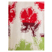 Červeno-krémový dámsky kvetovaný sveter Desigual Join