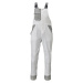 Cerva Montrose Pánske pracovné nohavice s trakmi 03020377 biela/sivá