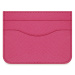 Slim Credit Cardholder Bohemian "FUCHSIA" Strieborná