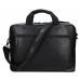 Luxusná pánska kožená taška Daag Martin - čierna