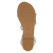 BUFFALO Remienkové sandále  krémová / strieborná