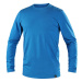 Canis (CXS) Pánske tričko s dlhým rukávom CXS SIMON - Azúrovo modrá