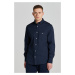 KOŠEĽA GANT REG HONEYCOMB TEXTURE SHIRT EVENING BLUE