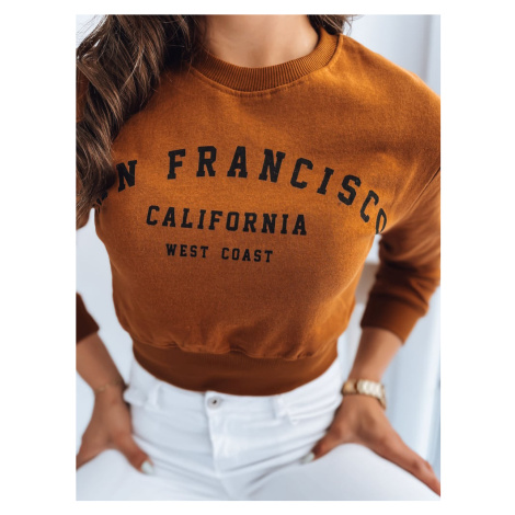 Women's sweatshirt with SAN FRANCISCO print red Dstreet z