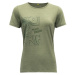 Devold HELLESYLT MERINO 130 TEE Dámske tričko, zelená, veľkosť