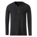 LIVERGY® Pánske tričko s dlhým rukávom (čierna)