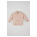 DEFACTO Baby Girl Sweatshirt with Soft Fuzzy Inside Collar