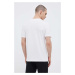 Bavlnené tričko Hummel biela farba, jednofarebné
