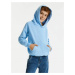 Błękitna bluza dziecięca z kapturem Hooded Sweatshirt Russell