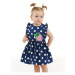 Denokids Polka Dot Strawberry Baby Girl Poplin Summer Ruffle Dress