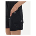 Converse Športové kraťasy W Utility Festival Short 10026395-A03 Čierna Regular Fit