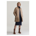 KABÁT GANT QUILTED COAT WITH CORD DETAILS DARK KHAKI