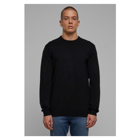 Knitted sweater with a neckline black Urban Classics