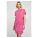 Women's dress with pink lace