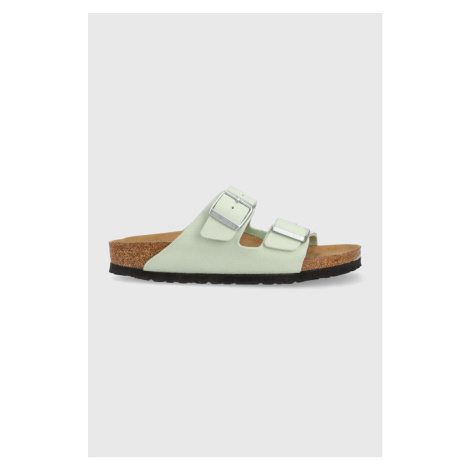 Šľapky Birkenstock Arizona dámske, zelená farba, 1024092