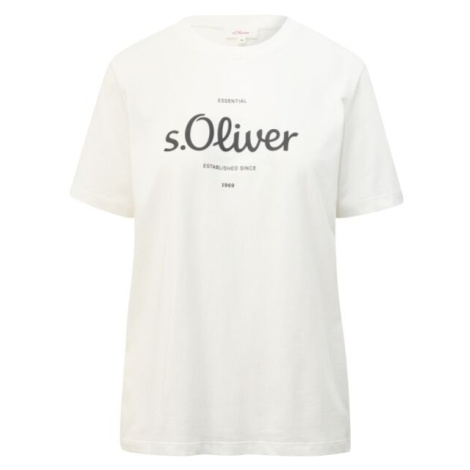 s.Oliver RL T-SHIRT Tričko, biela, veľkosť