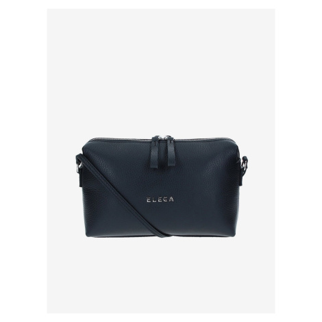 Čierna dámska kožená crossbody kabelka ELEGA Hill