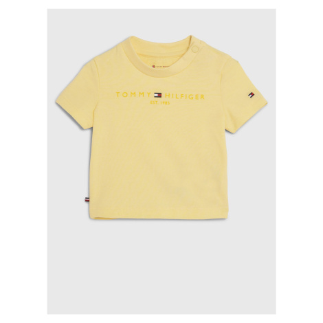 Yellow children's T-shirt Tommy Hilfiger Baby Essential - Girls